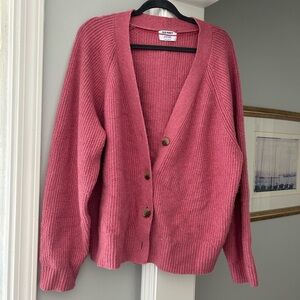 Old Navy Chunky Knit Cardigan Rose Colored